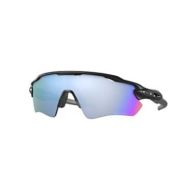 Imagem de Oakley Pacote de óculos de sol OO9208: OO 9208 RADAR EV PATH 920855 Kit de acessórios de coleira preta fosca e vermelha pequena