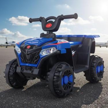 Imagem de Mini Quadriciclo Elétrico 6 volts Infantil Som Luz e Música 30 Kilos -