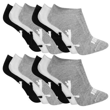 Imagem de Kit 12 Pares de Meia Puma Sapatilha Esportiva