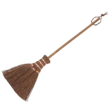 Imagem de ABOOFAN Vassoura de palha pequena feita à mão para bandeja de chá, bule de chá, limpeza de bancada, escova de chá