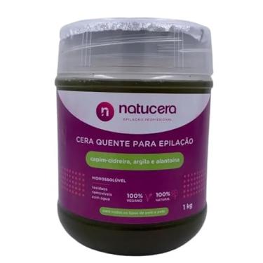 Imagem de Cera Epilatória Hidrossolúvel, Aroma de Capim Cidreira, 1kg, para Depilação Profissional