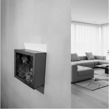 Imagem de Nicho Parede Banheiro Sala Espelho Fumê Luxo Decoração