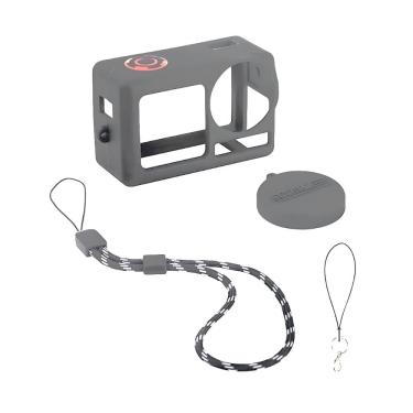 Imagem de Capa de Silicone para Câmera DJI Osmo Action 5 Pro - StartRC Cor: Cinza