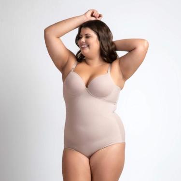 Imagem de Body Modelador Kenya Alças com Clique PC Pós Cirúrgico Cinta Cirurgia 