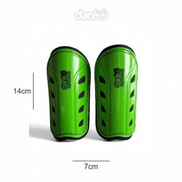 Imagem de Caneleira Pequena MiniFut Esportiva Futebol Futsal DareEsportes - Multicores - Com Elástico-Unissex