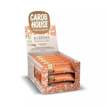 Imagem de Display Bombom Alfarroba com Castanha de Cajú Carob House 16uni 192g