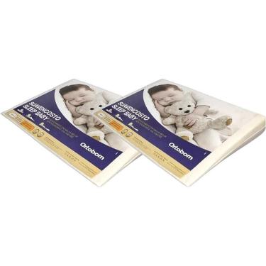 Imagem de Travesseiro Infantil Rampa Anti Refluxo Sleep Baby Kit C/ 2 Un (40x70) - Ortobom