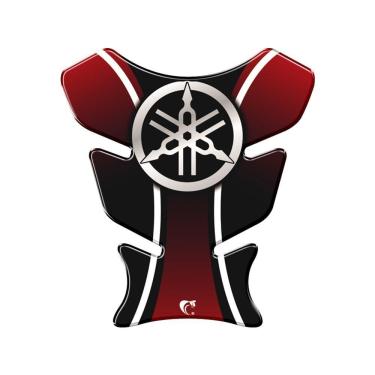 Imagem de Adesivo Protetor De Tanque Moto Yamaha Diapasão Vermelho Vermelho