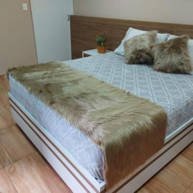 Imagem de Peseira Manta Pelucia Pelo Alto Para Cama  Queen - 2,00 X 0,60 m - S D
