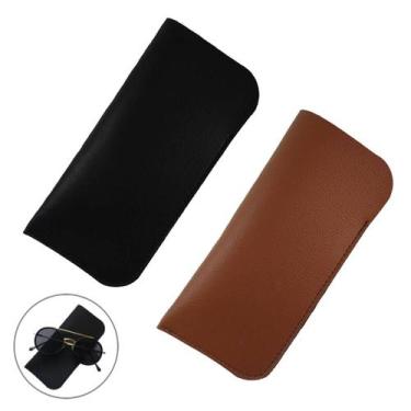 Imagem de Kit 2 Estojo para Oculos Porta Oculos de Sol Case Capinha Portatil Fin