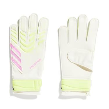 Imagem de adidas Luvas de futebol unissex para goleiro, branca/branca/limão lúcido, 7