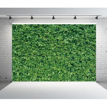 Imagem de Pano de fundo com tema de primavera com folhas verdes, natureza, 2,1 x 1,5 m, grama, natureza, safári, rústico, gramado, gravidez, festa, revelação, faixa de fotos, adereços