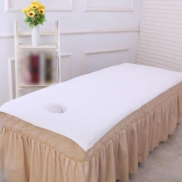 Imagem de Toalha De Cama Macia Do Salão De Beleza Da Fibra Superfina Com Furo Tampa De Mesa Da Cama Da Massagem Dos Termas Fisioterapia Engrossa A Toalha De Banho, 3, 100x200cm