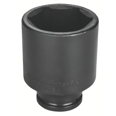 Imagem de Soquete De Impacto Sextavado Longo Em Aço Cromo Molibdênio 60 Mm - Encaixe 3/4'' Tramontina Pro Tramontina