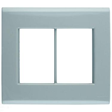 Imagem de Placa 6 Postos 4x4 Tramontina Liz Azul Jeans Tramontina