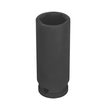 Imagem de Soquete De Impacto Sextavado Longo Em Aço Cromo Molibdênio 24 Mm - Encaixe 1-2\'\' Tramontina