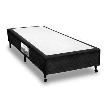 Imagem de Cama Box Base Universal Solteiro Poli Tecido Black (96x203x23) - Castor