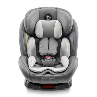 Imagem de Cadeira Para Auto 0-36 Kgs Isofix Com Rotacao Snugfix Preta e Cinza Litet - BB455