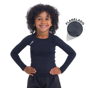 Imagem de Camiseta Infantil Unissex Térmica Segunda Pele Flanelada Snugg Proteção ao Frio Intenso-Unissex