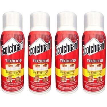 Imagem de Kit com 4 Scotchgard 3M Protetor de Tecidos Repelente a Agua SPRAY 353