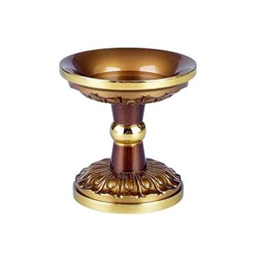 Imagem de Castiçal vintage cobre castiçal decoração interior suporte de castiçal Zen oferecendo castiçal suporte de velas