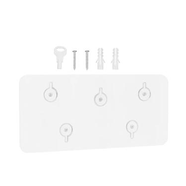 Imagem de Adesivo sem unhas para xampu e dispensador de sabão montado na parede de 3 câmaras, cola forte sem perfuração