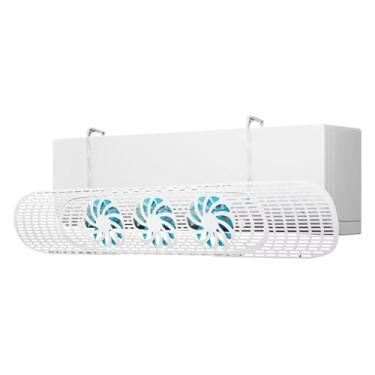Imagem de Defletor de ar condicionado | Defletor de ventilação CA para janela - Guia de direção do vento ajustável para cozinha casa quarto sala de estar local de trabalho banheiro dormitório