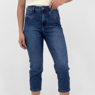 Imagem de Calça Daksul Jeans Capri Feminina-Feminino