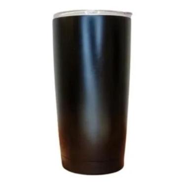 Imagem de Copo Térmico Com Tampa Terere Café Camada Dupla Inox 590Ml - Zdok