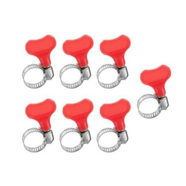 Imagem de Abraçadeira Americana pressão 1/2 aço inox com Borboleta Ajuste Manual