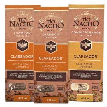 Imagem de 2 Shampoos + 1 Condicionador Clareador 415ml - Tío Nacho