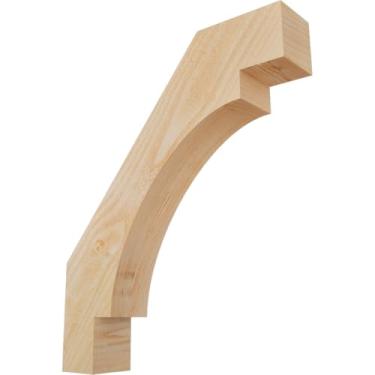 Imagem de Ekena Millwork BRC04X20X24MRC00RDF Merced Brace, 50,8 cm P x 60,9 cm A, 10 cm L Abeto Douglas (Serrado áspero)