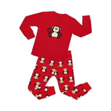 Imagem de Conjuntos De Pijamas De Desenho Animado Para Meninos 100% Algodão Roup