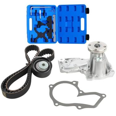 Imagem de Kit de ferramentas de substituição de correia dentada de motor 1.6 com bomba de água serve para 2011-2019 Fiesta, 2014-2016 Transit Connect, 2013-2016 Escape # BE8Z-6268-C BE8Z-6K254-A
