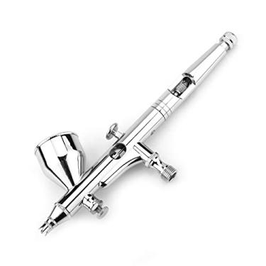 Imagem de Acouto Kit de Aerógrafo de Alimentação por Gravidade Dupla de 0,2 Mm de Alta Precisão para Projetos de Decoração de Bolos, Maquiagem, Arte Em Unhas e Pintura - Artistas e Amadores Ideais