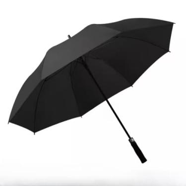 Imagem de Guarda-Chuva Grande Automático - Fibra de Vidro Blackout para Proteção UV, Reforçado para Tempestade(kit 2 preto)