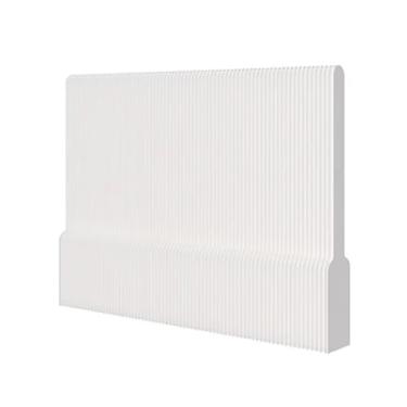 Imagem de Room divider Divisória de ambiente em tecido macio, dobrável e extensível para maior privacidade, good para áreas de escritório e lazer.(White,500-600CMX150CM)