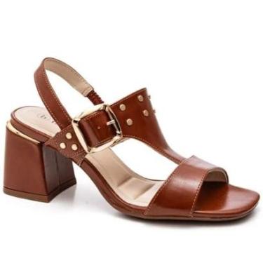 Imagem de Sandalia Bebece Conhaque Feminino Original T6011-202-Feminino
