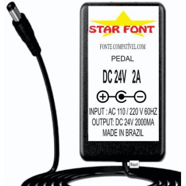 Imagem de Fonte DC 24V 2A para Amplificador de Guitarra Mooer - Bivolt - Starfon