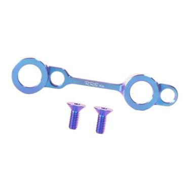 Imagem de Colaxi Adaptador, conversor, peça de reparo e manutenção para freio a disco de bicicleta de estrada; suporte de montagem para pinça de freio a disco, Violeta Azul 5.1 X 1.1 Cm