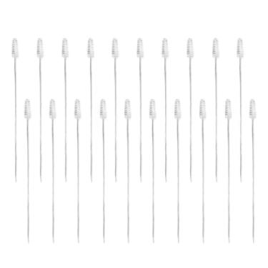 Imagem de KUIDAMOS Kit de Escova de Limpeza de Pistola de Pulverização, Ferramenta de Limpeza de Precisão Eficiente para Pulverizadores de Tinta, 20 Peças de Escovas de Cerdas de Nylon para Manutenção