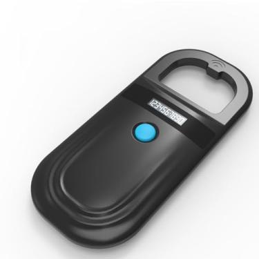 Imagem de Scanner de Microchip para Pets BT 4 0 Display OLED Armazena 128 Dados Gerenciamento Pequenos Animais Recursos Inspeção Ferroviária
