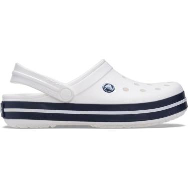 Imagem de Sandália Crocs Crocband Clog K White/Navy-Unissex