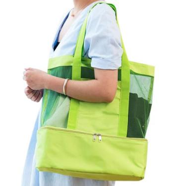 Imagem de Bolsa de Praia e Passeio Telada com Cooler Embutido Play & Joy: Térmic