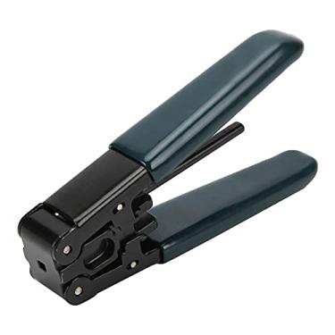 Imagem de Descascador de fios Descascador de fibra óptica de liga de zinco com função de medição Lâmina afiada Corte rápido sem danos ao núcleo de fibra para eletricistas Engenheiros