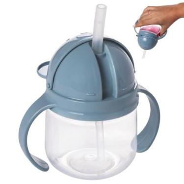 Imagem de Copo com alça e canudo automático urso Plasutil ref. 16803