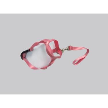 Imagem de Peitoral ajustável para animais de estimação, leve, para caminhada controlada, rosa, versão G