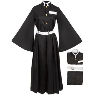 Imagem de Roocnie Muichiro Cosplay Fantasia Anime Cosplay Adultos Muichiro Tokito Kimono Peruca Fantasias de Halloween, Fantasias, Small