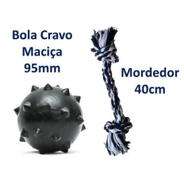 Imagem de Kit Brinquedos Pet Bola e Mordedor para Cães de Grande Porte - Produto