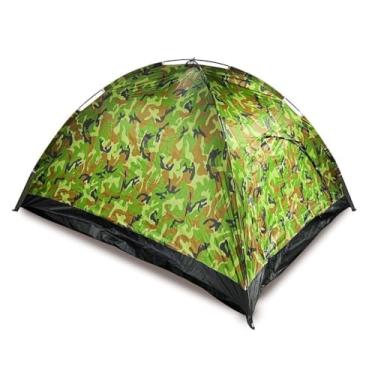 Imagem de Barraca de Camping Camuflada Impermeável 3 a 6 Pessoas com Mosquiteiro Portátil com Bolsa(barraca-3 pessal(comuflado))